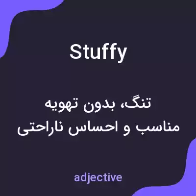 معنی stuffy به فارسی معنی stuffy به فارسی