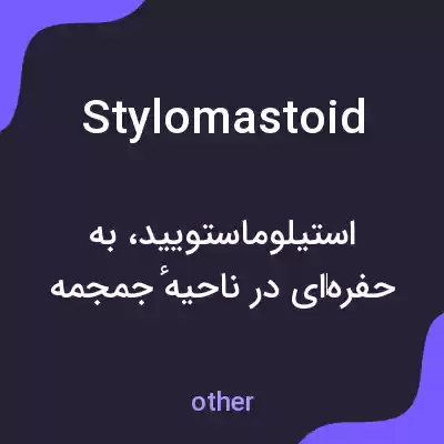 معنی stylomastoid به فارسی معنی stylomastoid به فارسی