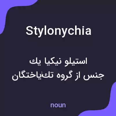 معنی stylonychia به فارسی معنی stylonychia به فارسی