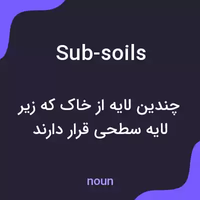 معنی sub-soils به فارسی معنی sub-soils به فارسی