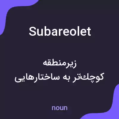 معنی subareolet به فارسی معنی subareolet به فارسی