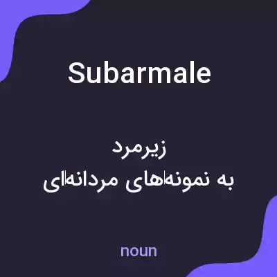 معنی subarmale به فارسی معنی subarmale به فارسی