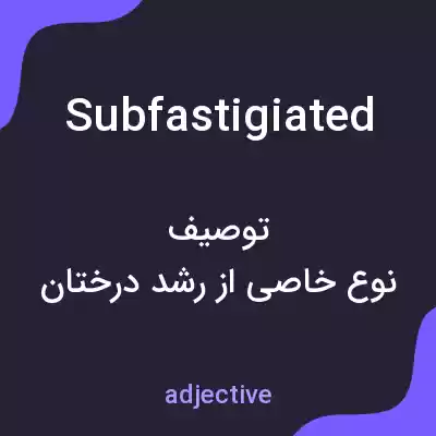 معنی subfastigiated به فارسی معنی subfastigiated به فارسی
