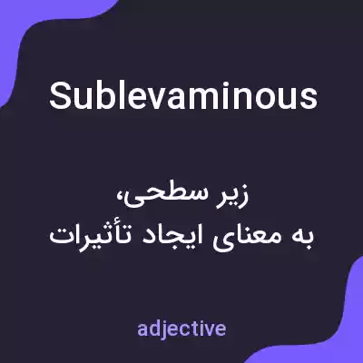 معنی sublevaminous به فارسی معنی sublevaminous به فارسی