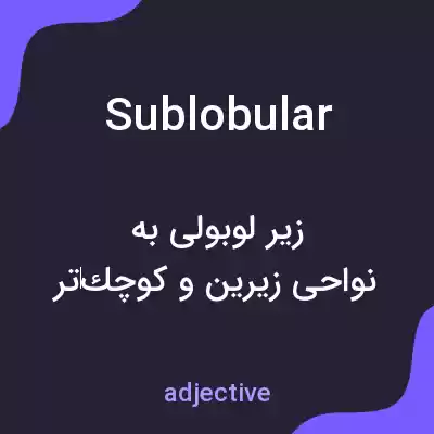 معنی sublobular به فارسی معنی sublobular به فارسی