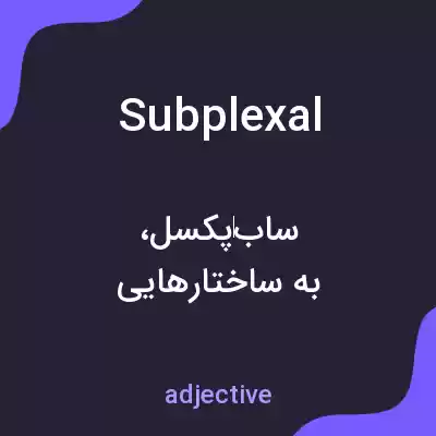 معنی subplexal به فارسی معنی subplexal به فارسی