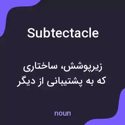 معنی subtectacle به فارسی معنی subtectacle به فارسی