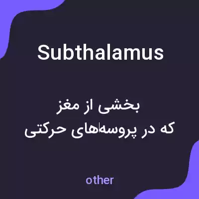 معنی subthalamus به فارسی معنی subthalamus به فارسی