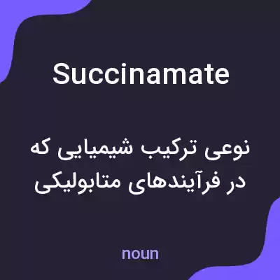 معنی succinamate به فارسی معنی succinamate به فارسی