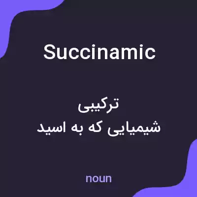 معنی succinamic به فارسی