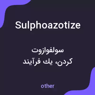 معنی sulphoazotize به فارسی معنی sulphoazotize به فارسی