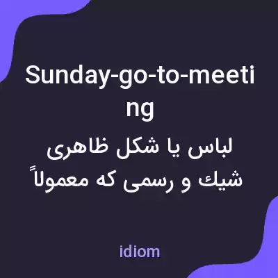 معنی sunday-go-to-meeting به فارسی معنی sunday-go-to-meeting به فارسی