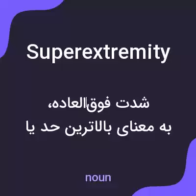 معنی superextremity به فارسی