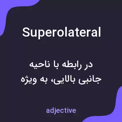 معنی superolateral به فارسی معنی superolateral به فارسی