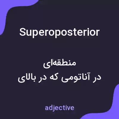 معنی superoposterior به فارسی معنی superoposterior به فارسی