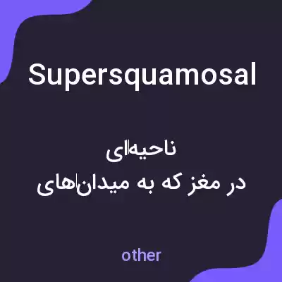 معنی supersquamosal به فارسی معنی supersquamosal به فارسی