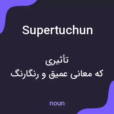 معنی supertuchun به فارسی معنی supertuchun به فارسی