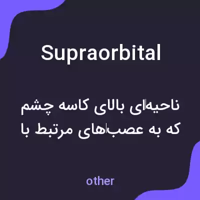 معنی supraorbital به فارسی معنی supraorbital به فارسی