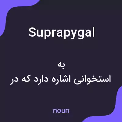 معنی suprapygal به فارسی معنی suprapygal به فارسی