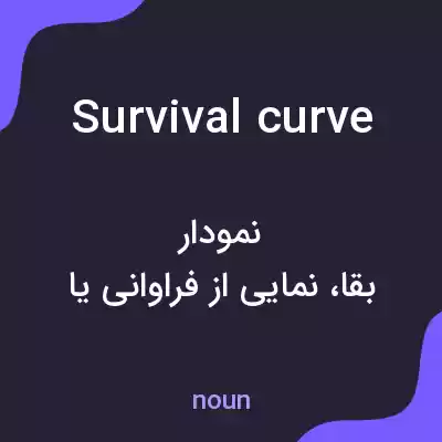 معنی survival curve به فارسی معنی survival curve به فارسی