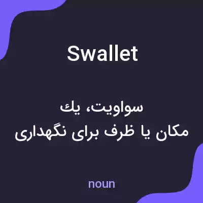معنی swallet به فارسی معنی swallet به فارسی