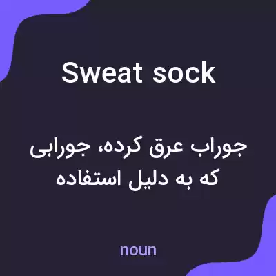 معنی sweat sock به فارسی معنی sweat sock به فارسی