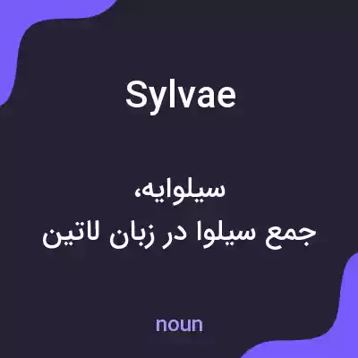معنی sylvae به فارسی معنی sylvae به فارسی