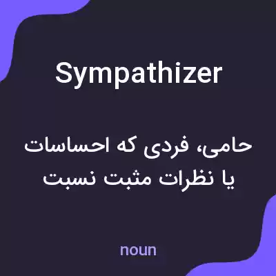 معنی sympathizer به فارسی معنی sympathizer به فارسی