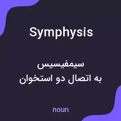 معنی symphysis به فارسی معنی symphysis به فارسی
