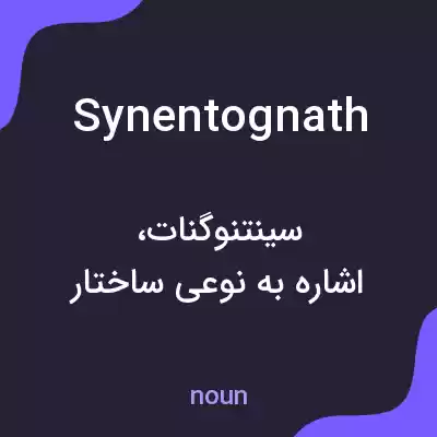 معنی synentognath به فارسی معنی synentognath به فارسی