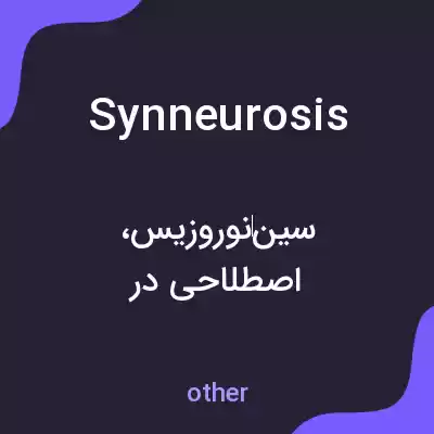 معنی synneurosis به فارسی معنی synneurosis به فارسی