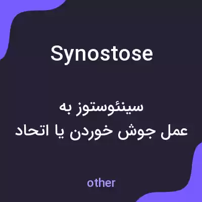 معنی synostose به فارسی معنی synostose به فارسی