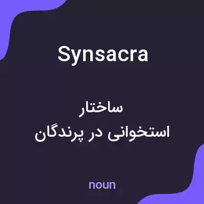 معنی synsacra به فارسی معنی synsacra به فارسی