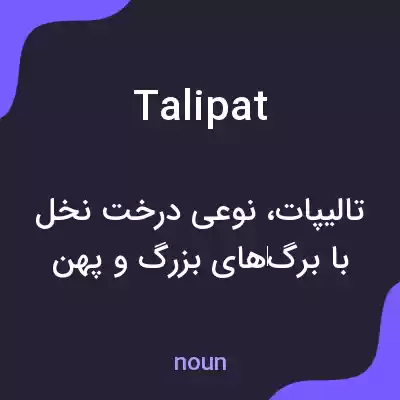 معنی talipat به فارسی معنی talipat به فارسی