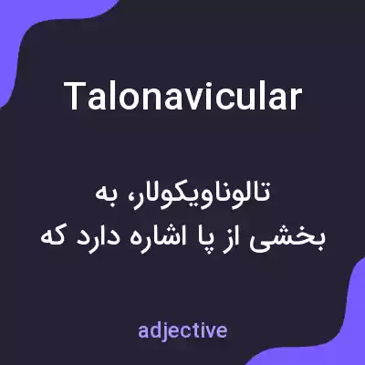 معنی talonavicular به فارسی معنی talonavicular به فارسی