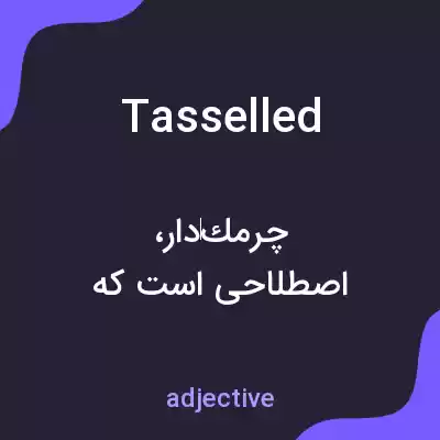 معنی tasselled به فارسی معنی tasselled به فارسی