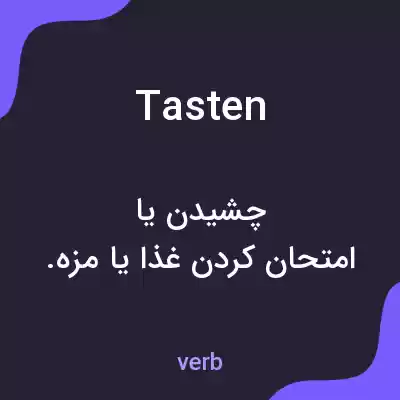 معنی tasten به فارسی معنی tasten به فارسی