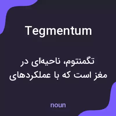 معنی tegmentum به فارسی معنی tegmentum به فارسی