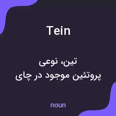 معنی tein به فارسی معنی tein به فارسی