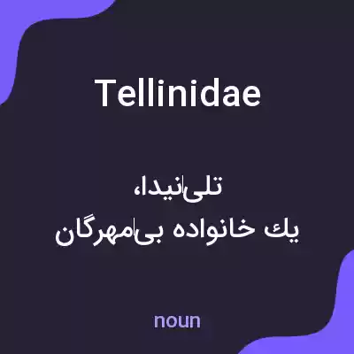 معنی tellinidae به فارسی معنی tellinidae به فارسی