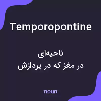 معنی temporopontine به فارسی معنی temporopontine به فارسی
