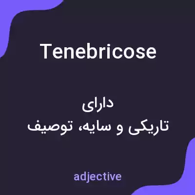 معنی tenebricose به فارسی معنی tenebricose به فارسی