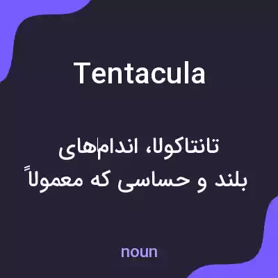 معنی tentacula به فارسی معنی tentacula به فارسی