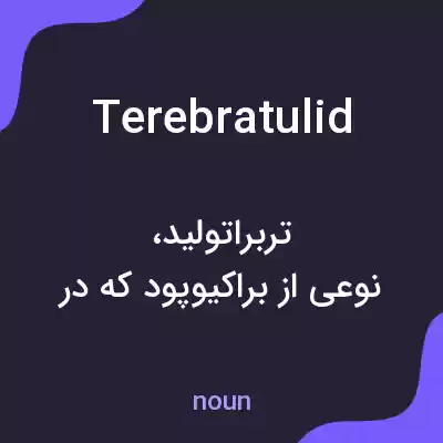معنی terebratulid به فارسی معنی terebratulid به فارسی
