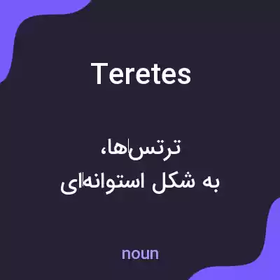معنی teretes به فارسی معنی teretes به فارسی