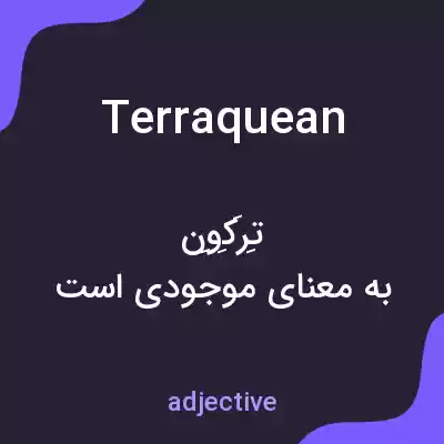 معنی terraquean به فارسی معنی terraquean به فارسی