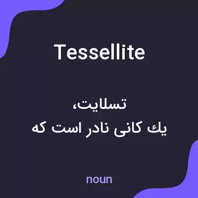 معنی tessellite به فارسی معنی tessellite به فارسی