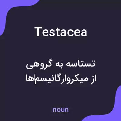 معنی testacea به فارسی