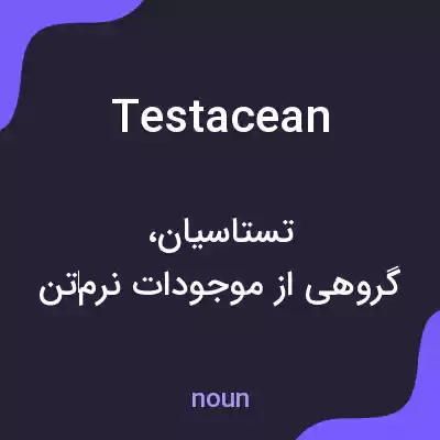 معنی testacean به فارسی معنی testacean به فارسی