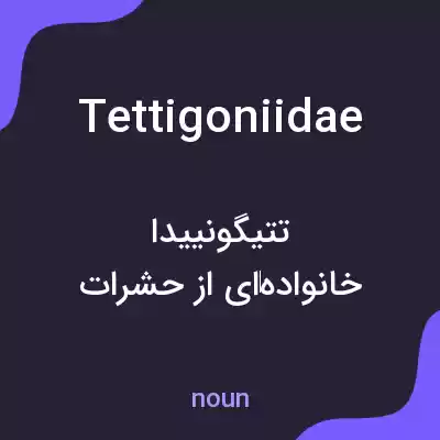 معنی tettigoniidae به فارسی معنی tettigoniidae به فارسی